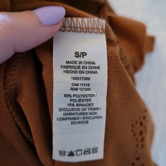 Nwt small faux suede shift dress high neck garage - Picture 11 of 12